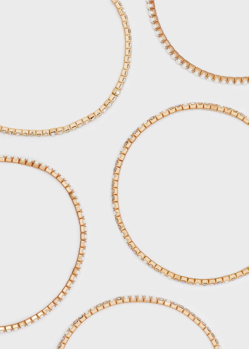 SET BRACCIALI LILY ELASTIC BIANCO/CLEAR NALÌ