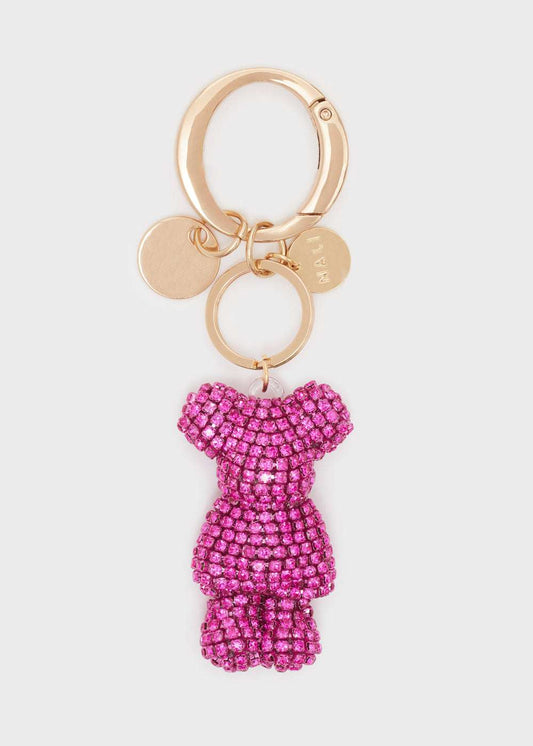 PORTACHIAVI TEDDY PIETRE FUCSIA NALÌ