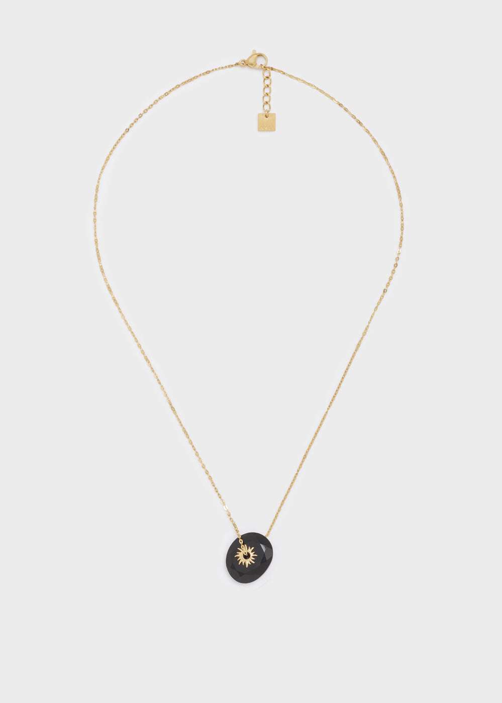 COLLANA MAY ACC.INO.ORO PIETRA NERA NALÌ