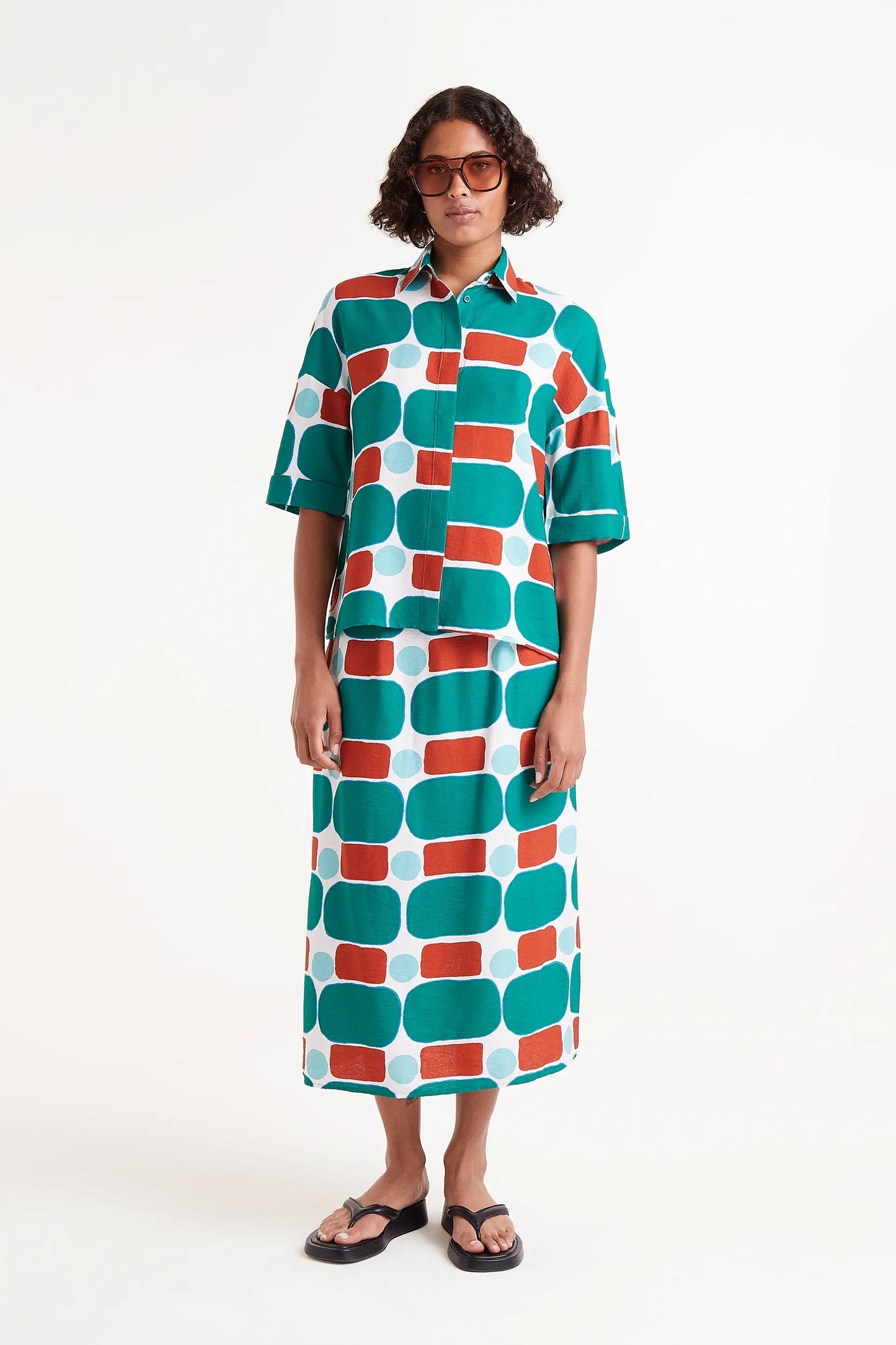 GONNA MIDI PEPPER MINT COMPANIA FANTASTICA