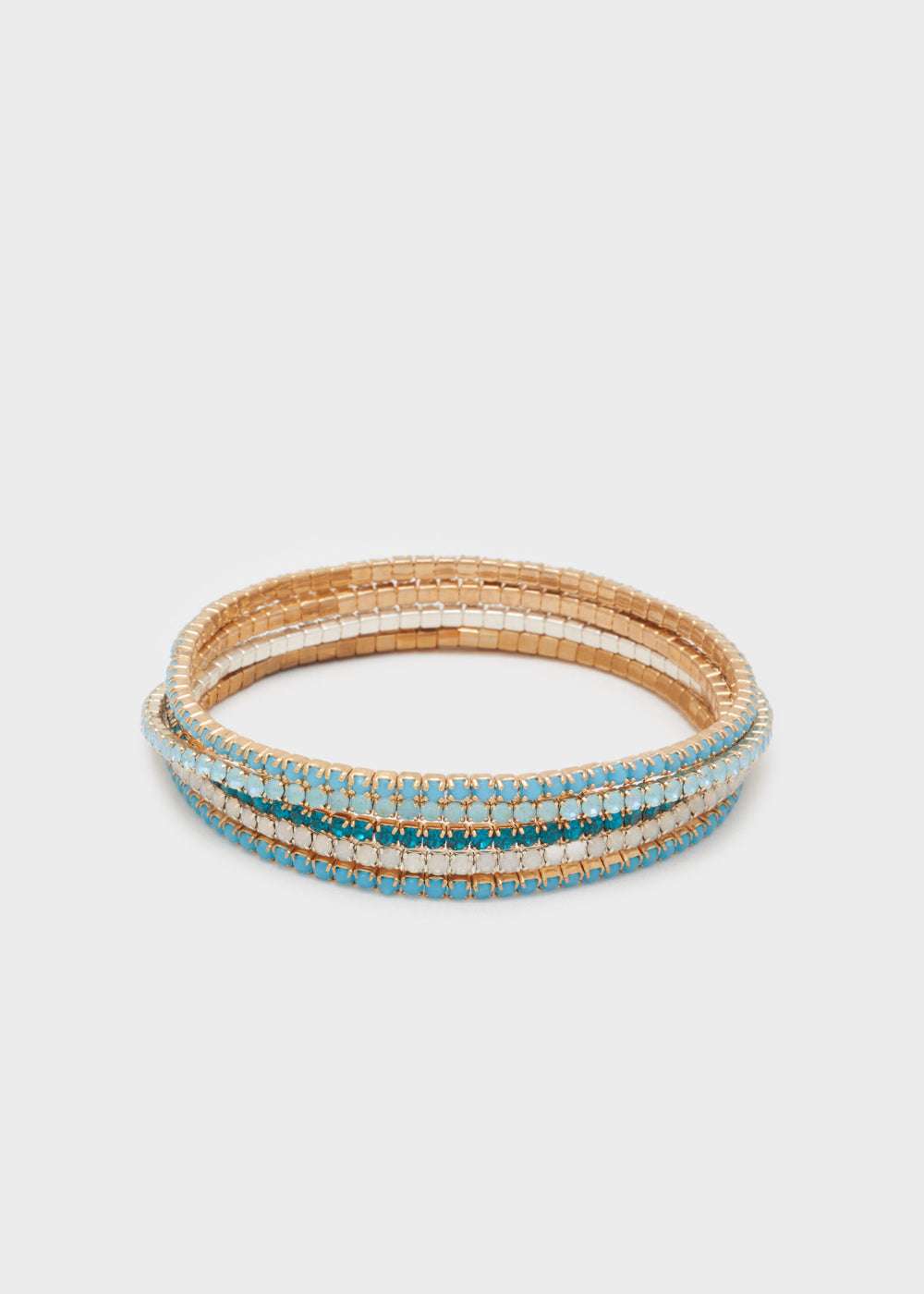 SET BRACCIALI LILY ELASTIC TURCHESE NALÌ