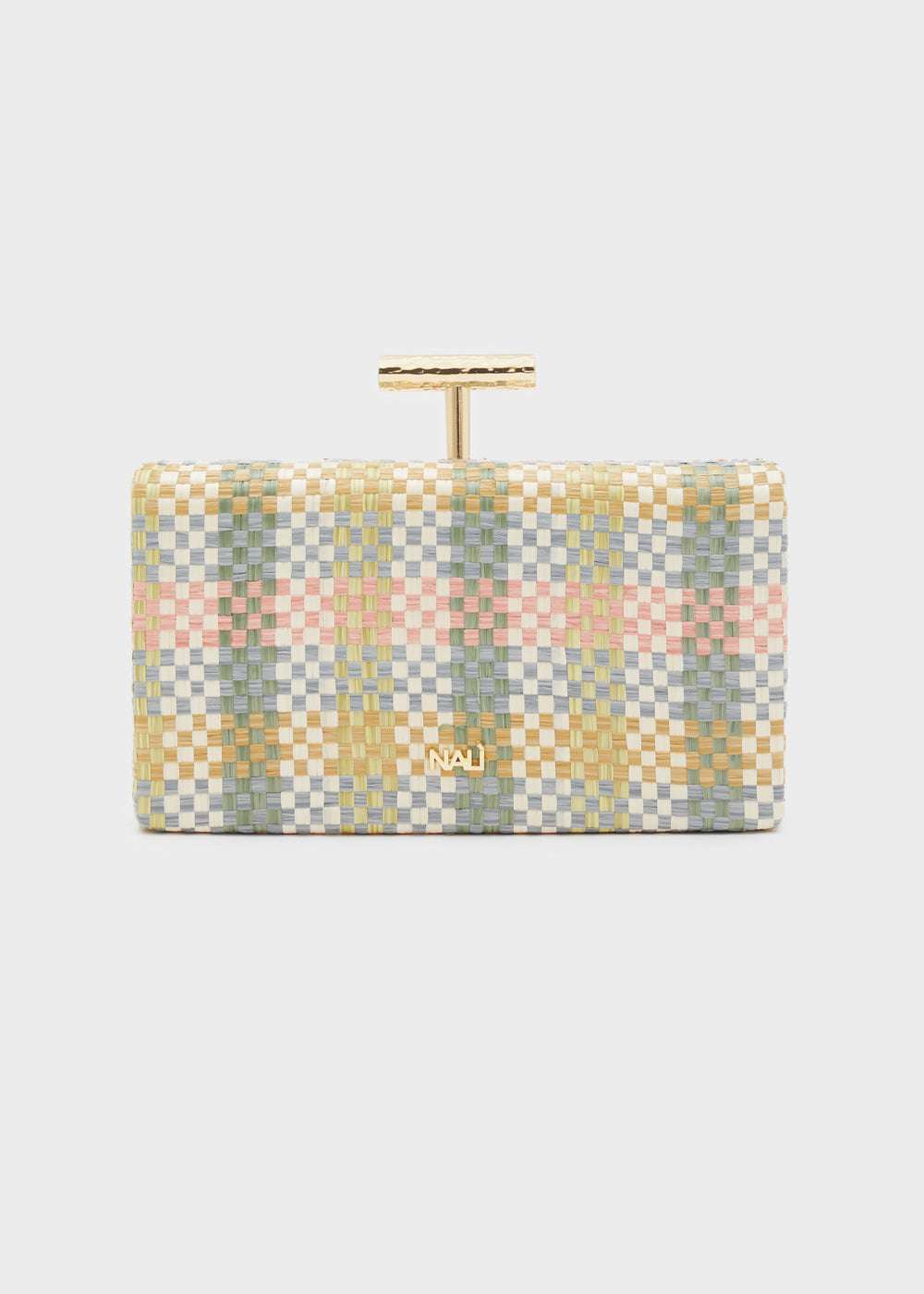 CLUTCH PERLA VERDE E ROSA NALÌ