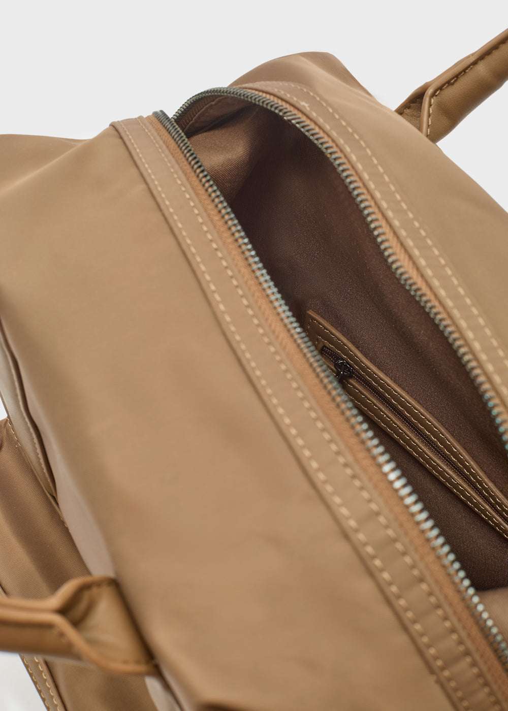 ZAINO KHAILA NEW NYLON MARRONE NALÌ
