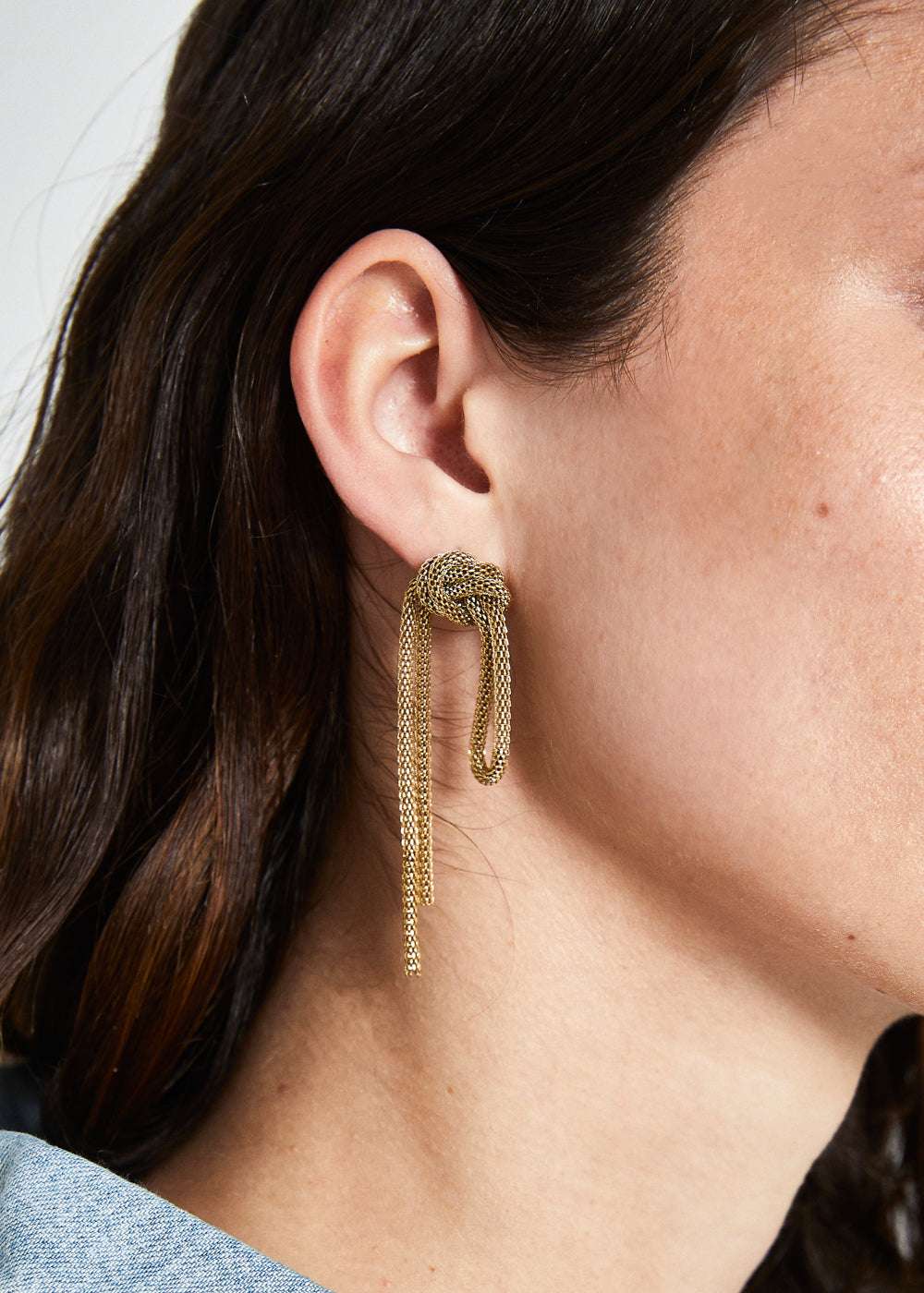 ORECCHINI LUNGHI NODO ORO NALÌ