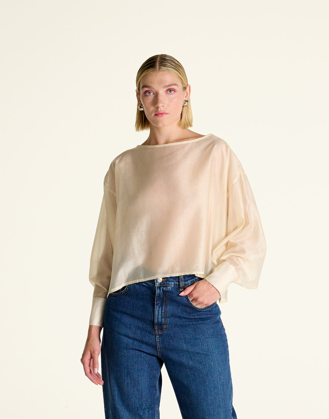 BLUSA MUSSOLA CROCHÈ