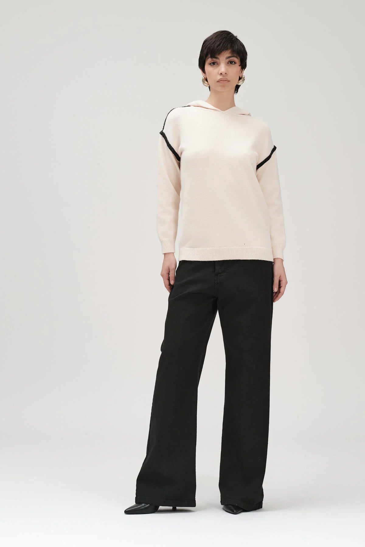 PANTALONE CINQUE TASCHE BULL WHITE WISE