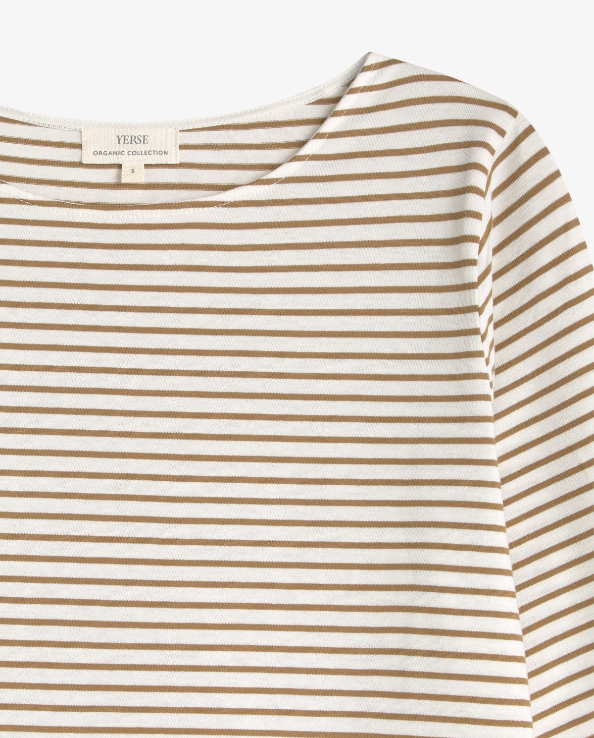 T-SHIRT BASIC A RIGHE BARCA VERDE YERSE