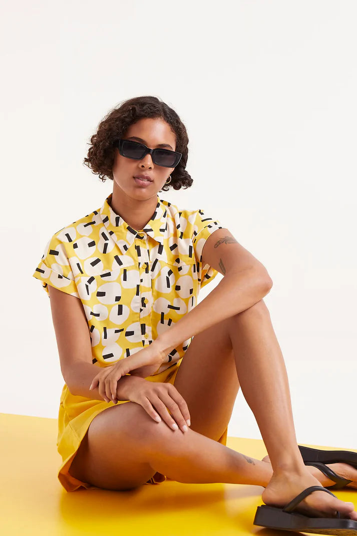 CAMICIA MANICHE CORTE FANTASIA ONIGIRI COMPANIA FANTASTICA