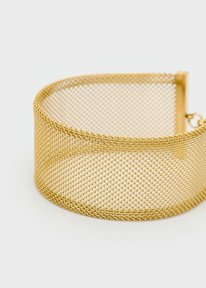 BRACCIALE IN MESH ORO NALÍ