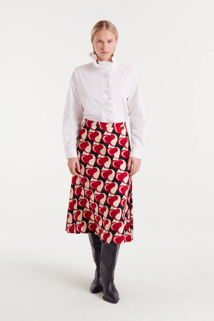 CAMICIA VOLANT BIANCA COMPANIA FANTASTICA