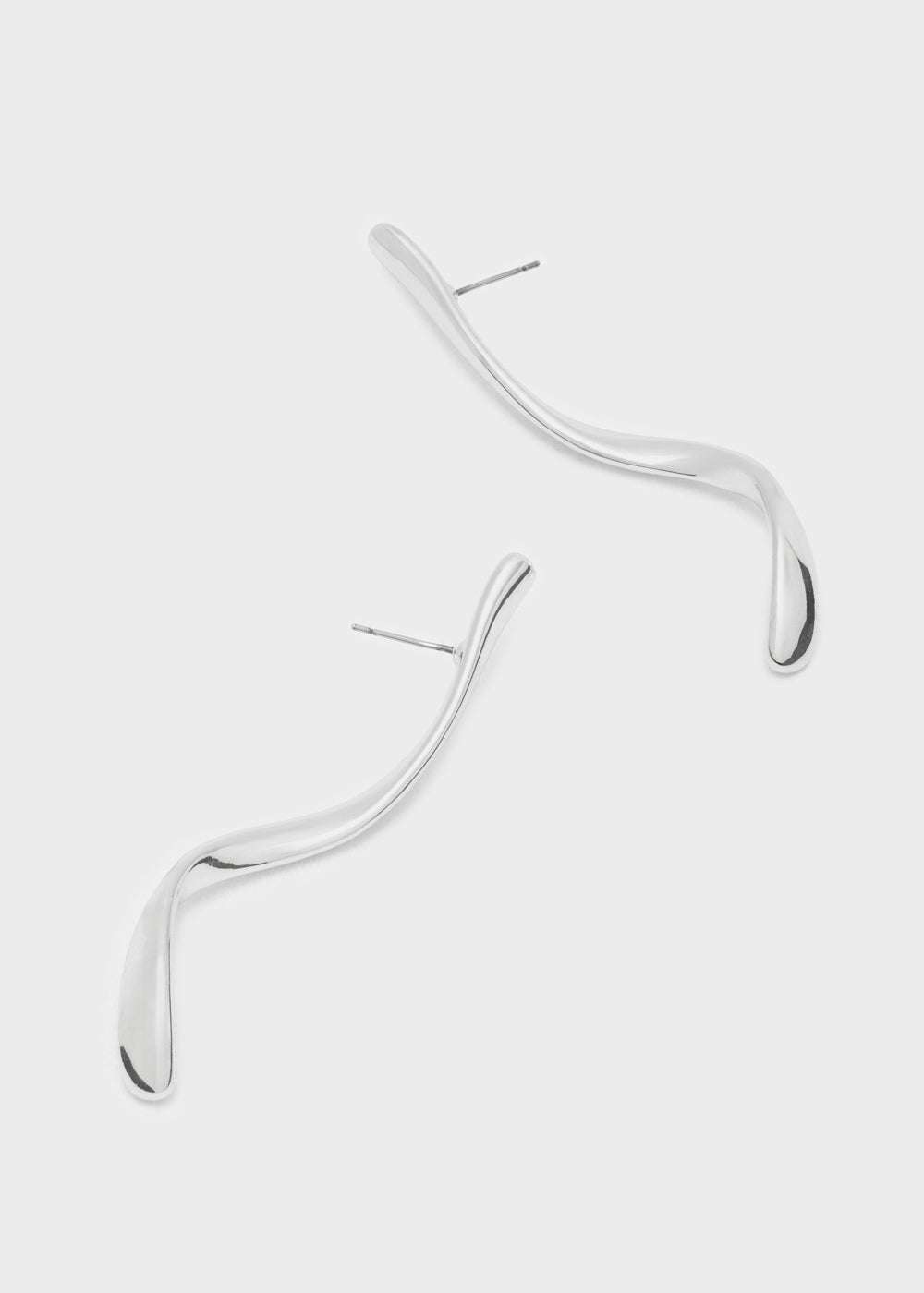 ORECCHINI REMY LUNGHI SINUOSI ARGENTO NALÌ