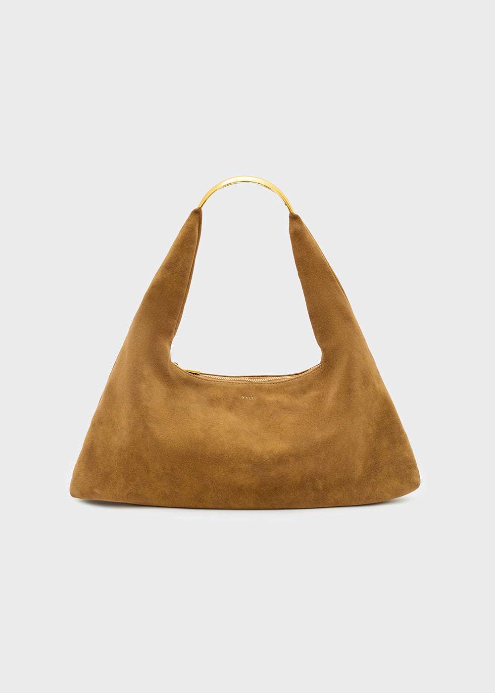 BORSA MILA A SPALLA SCAMOSCIATO OCRA NALÌ