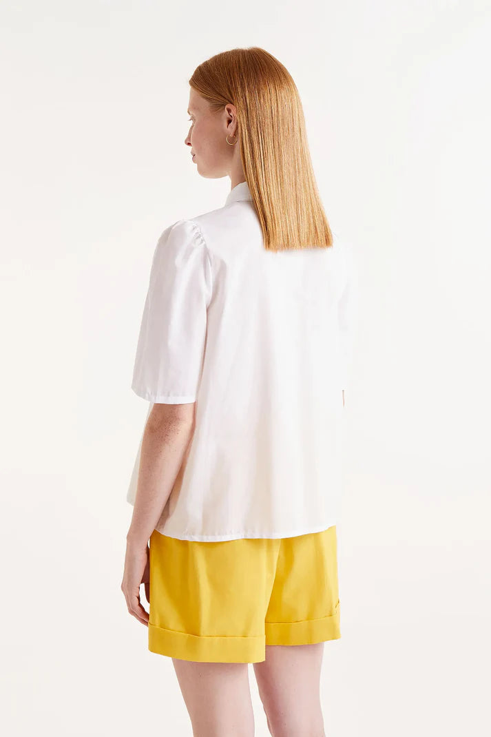 CAMICIA MANICA CORTA FANTASIA POIS NERI COMPANIA FANTASTICA