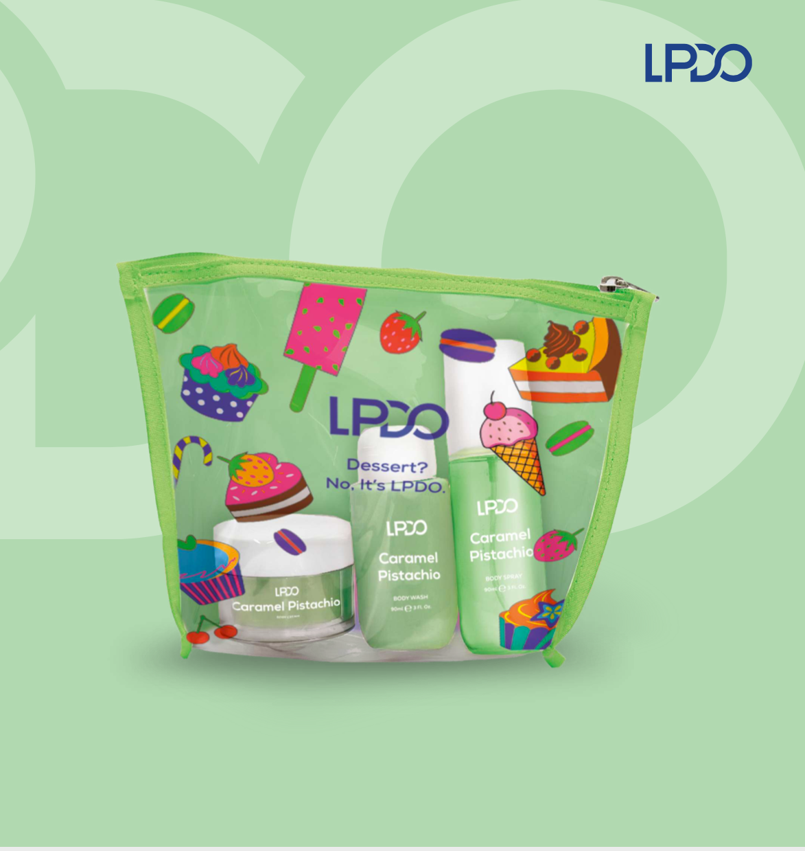 Summer kit CARAMEL PISTACHIO LPDO