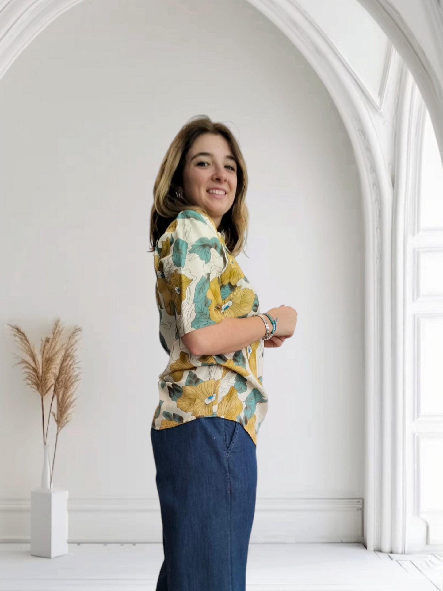 BLUSA FANTASIA FLOREALE WÙSIDE