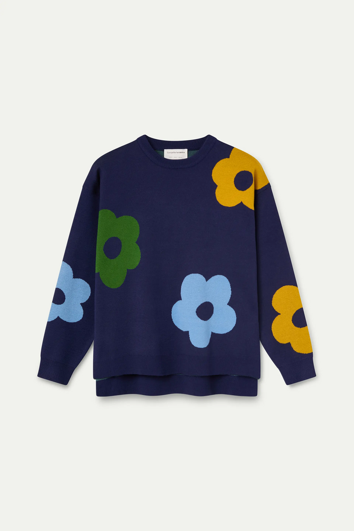 MAGLIA GIROCOLLO JACQUARD EUPHORIA 63C/10212 COMPANIA FANTASTICA