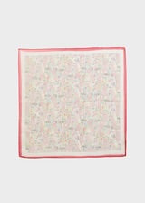 FOULARD FANTASIA CON BORDINO ROSSO NALÍ