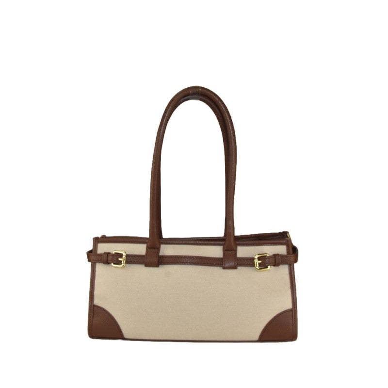 BORSA MIU KANVAS E PELLE SARTORIA REVERBERI