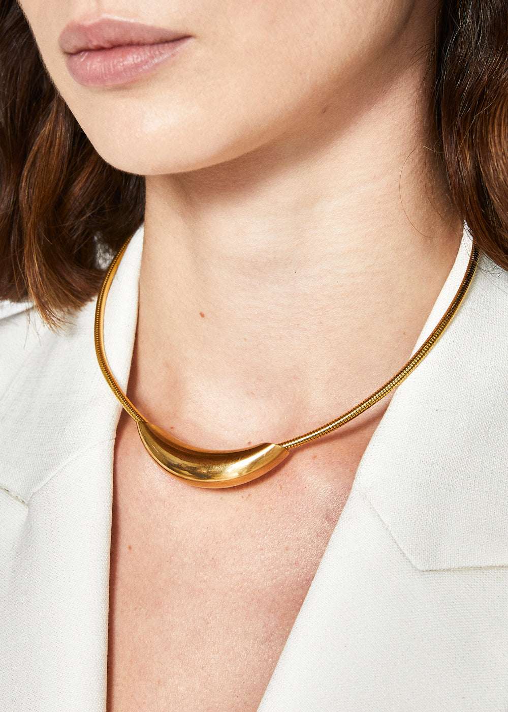 COLLANA SOTTILE + ELEMENTO ACC.INO. ORO NALÌ