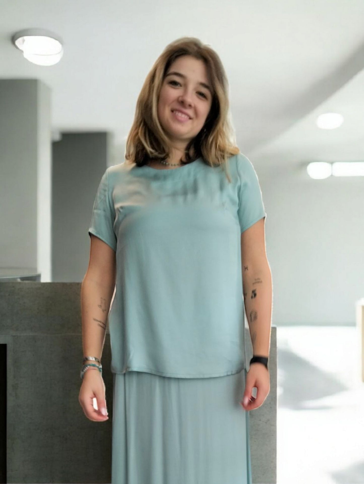 BLUSA TINTA UNITA VISCOSA WÙSIDE