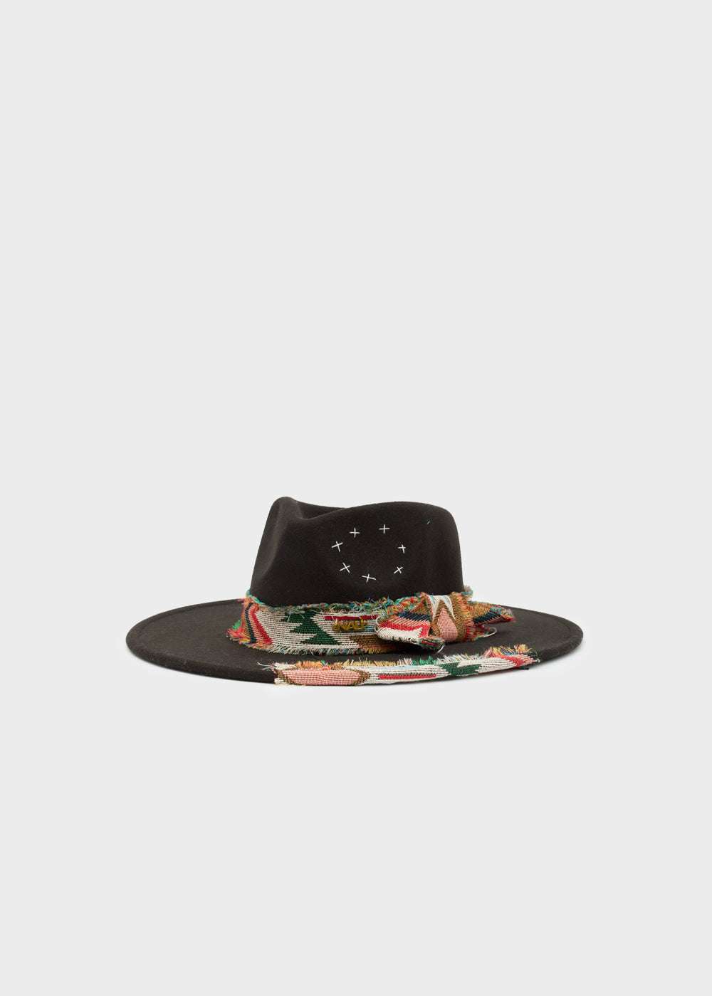 CAPPELLO JANE FALDA LARGA NASTRO NERO NALÍ