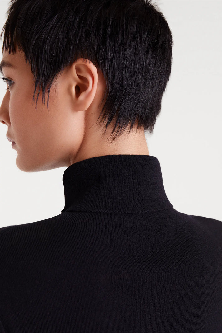 MAGLIA LUPETTO NERA COMPANIA FANTASTICA