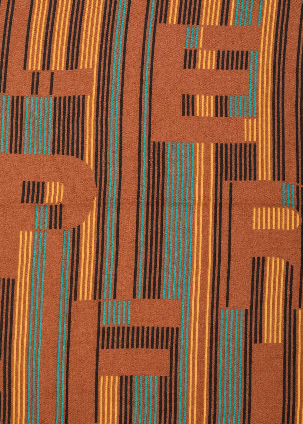 FOULARD LETTERS AMPIO MARRONE NALÍ