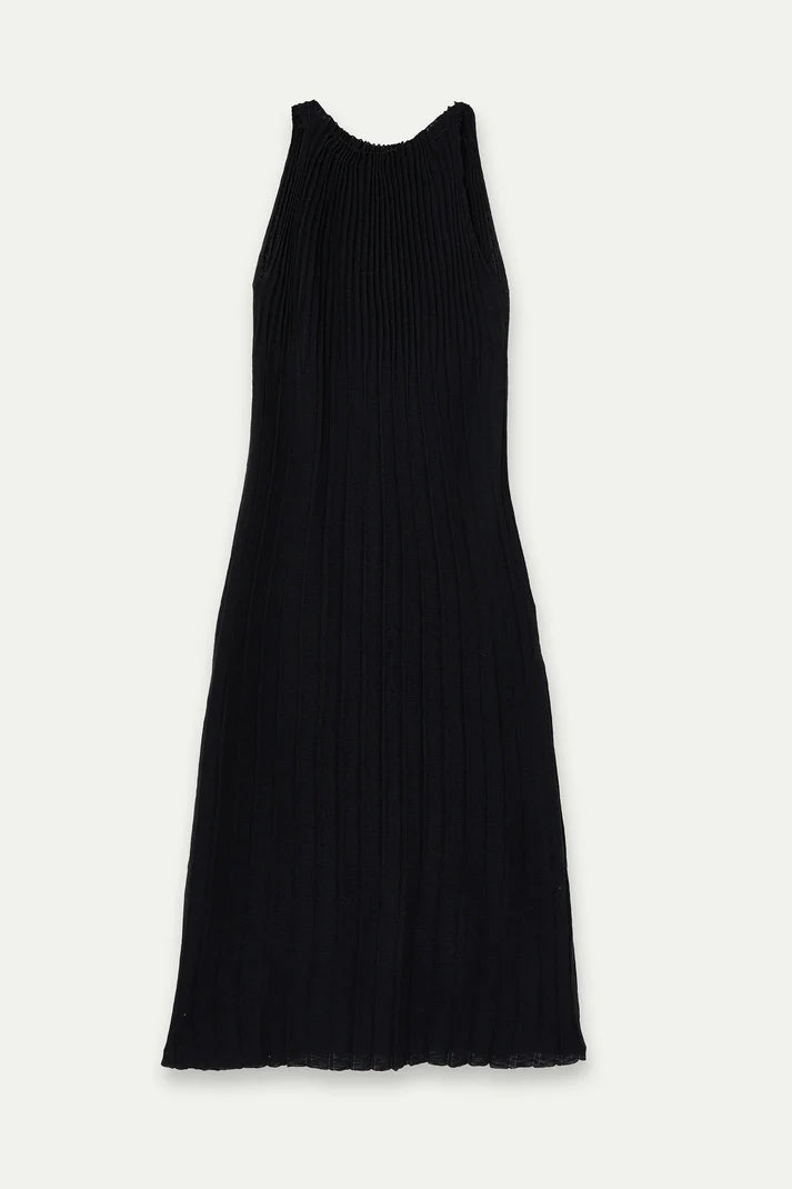 ABITO NERO PLISSE IN MAGLIA COMPANIA FANTASTICA