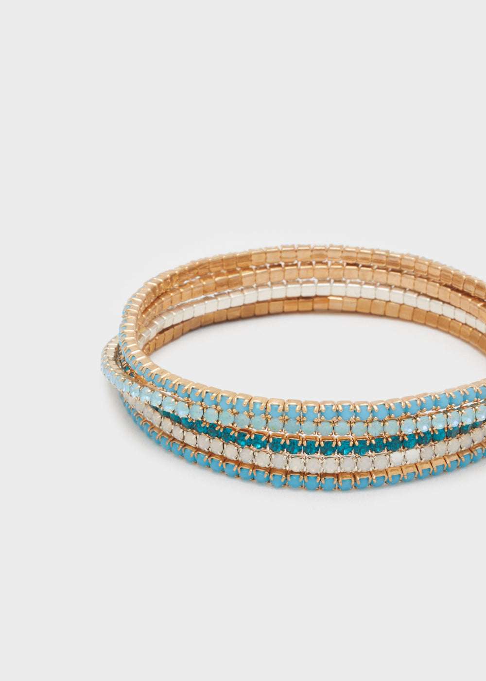 SET BRACCIALI LILY ELASTIC TURCHESE NALÌ