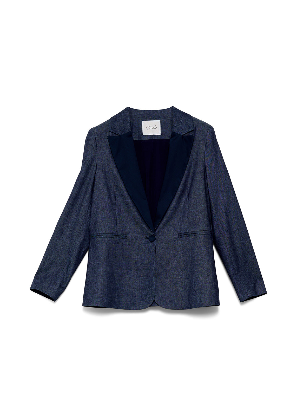 BLAZER CHAMBRAY CROCHÈ