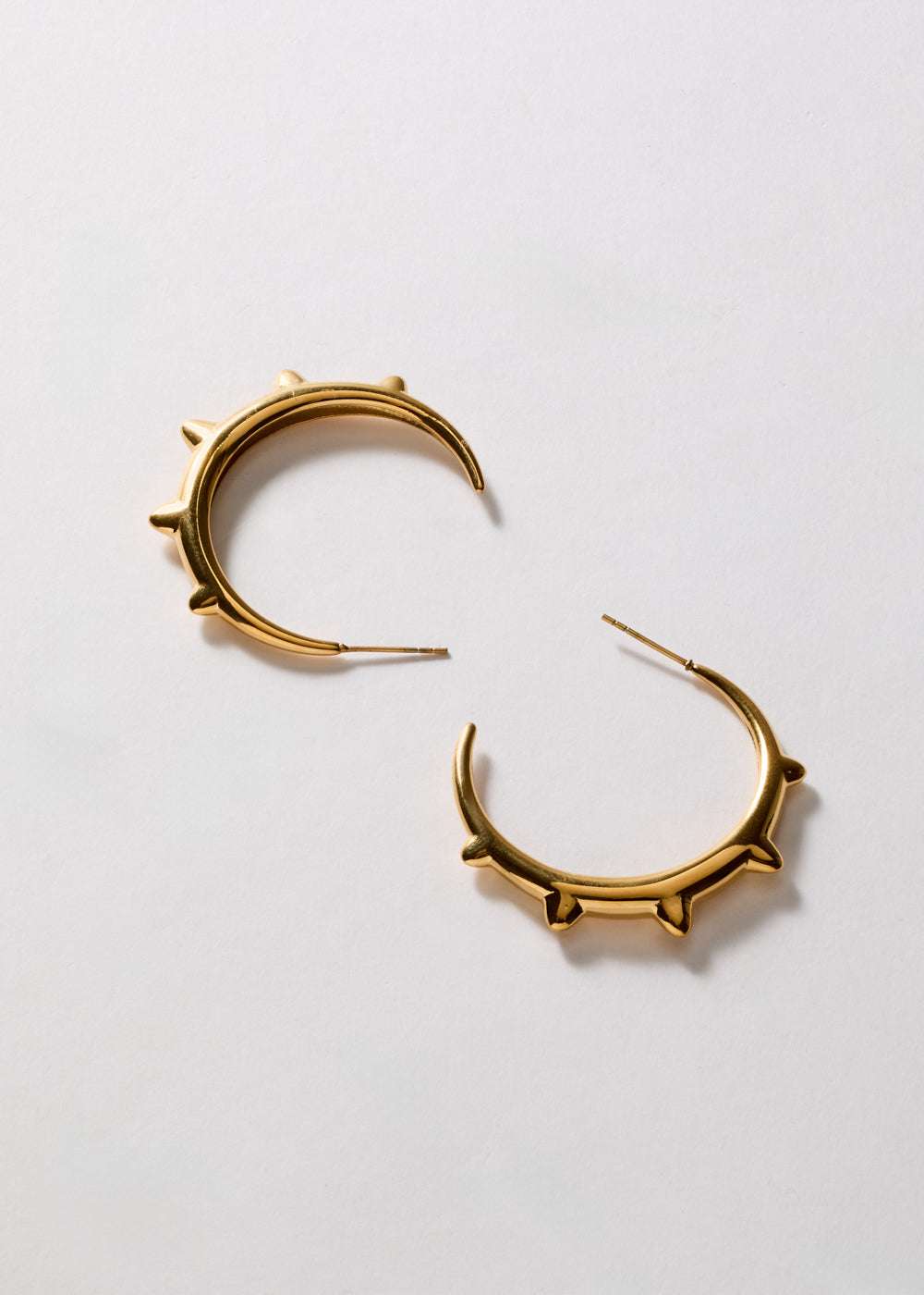 ORECCHINI PONTY CERCHIO ACC.INO. PLA.ORO 18 NALÍ