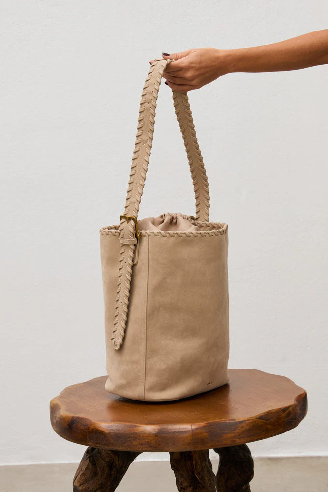 BORSA MELANIE SECCHIELLO A SPALLA GESSO NALÌ