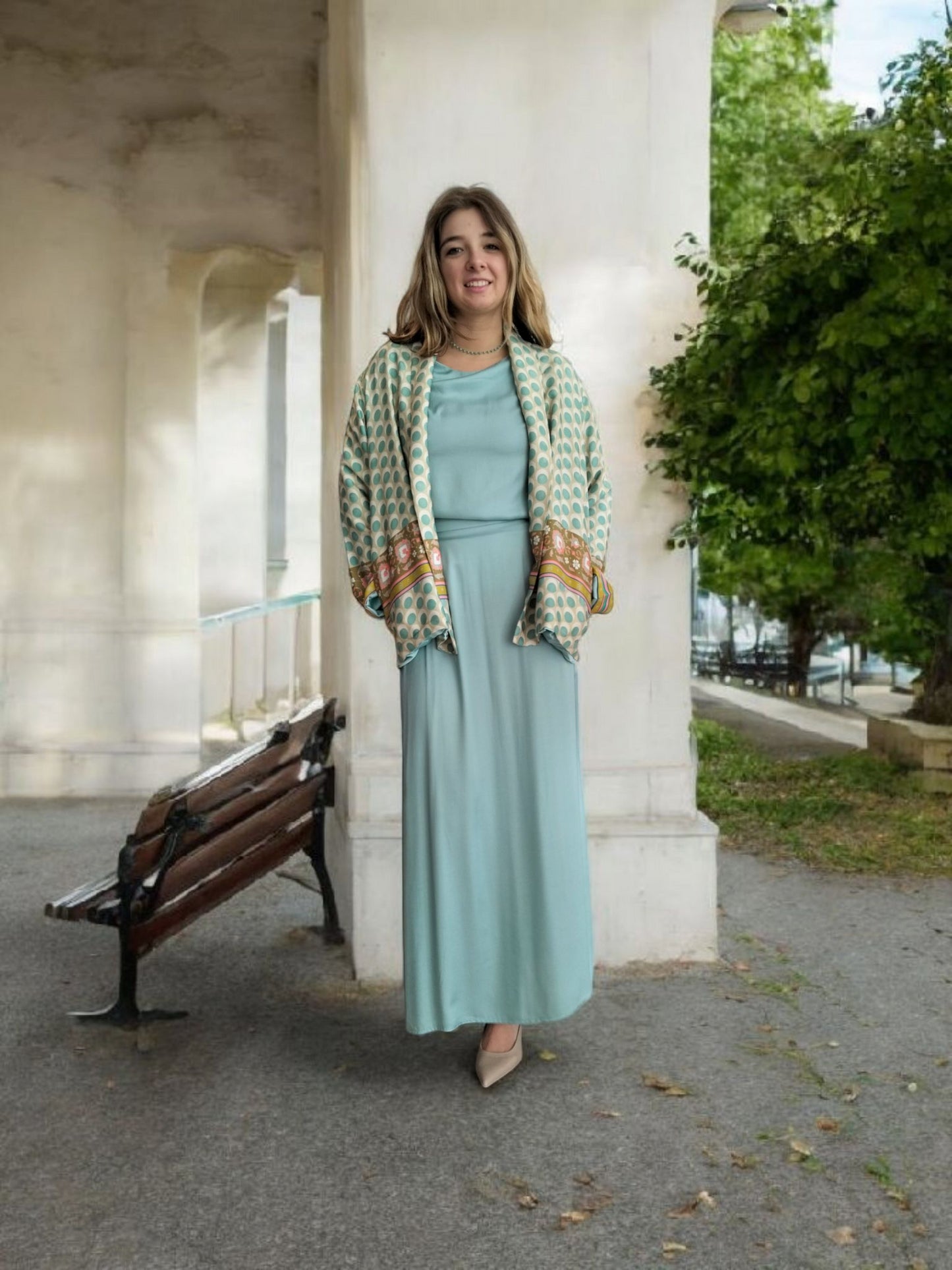 GONNA RASO DI VISCOSA WÙSIDE