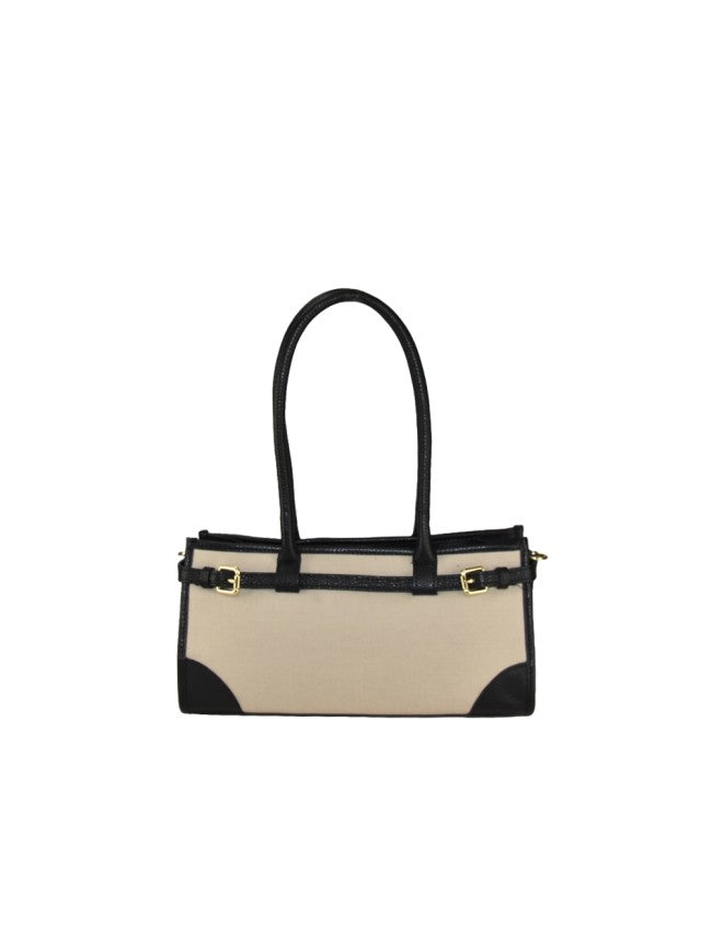 BORSA MIU KANVAS E PELLE SARTORIA REVERBERI