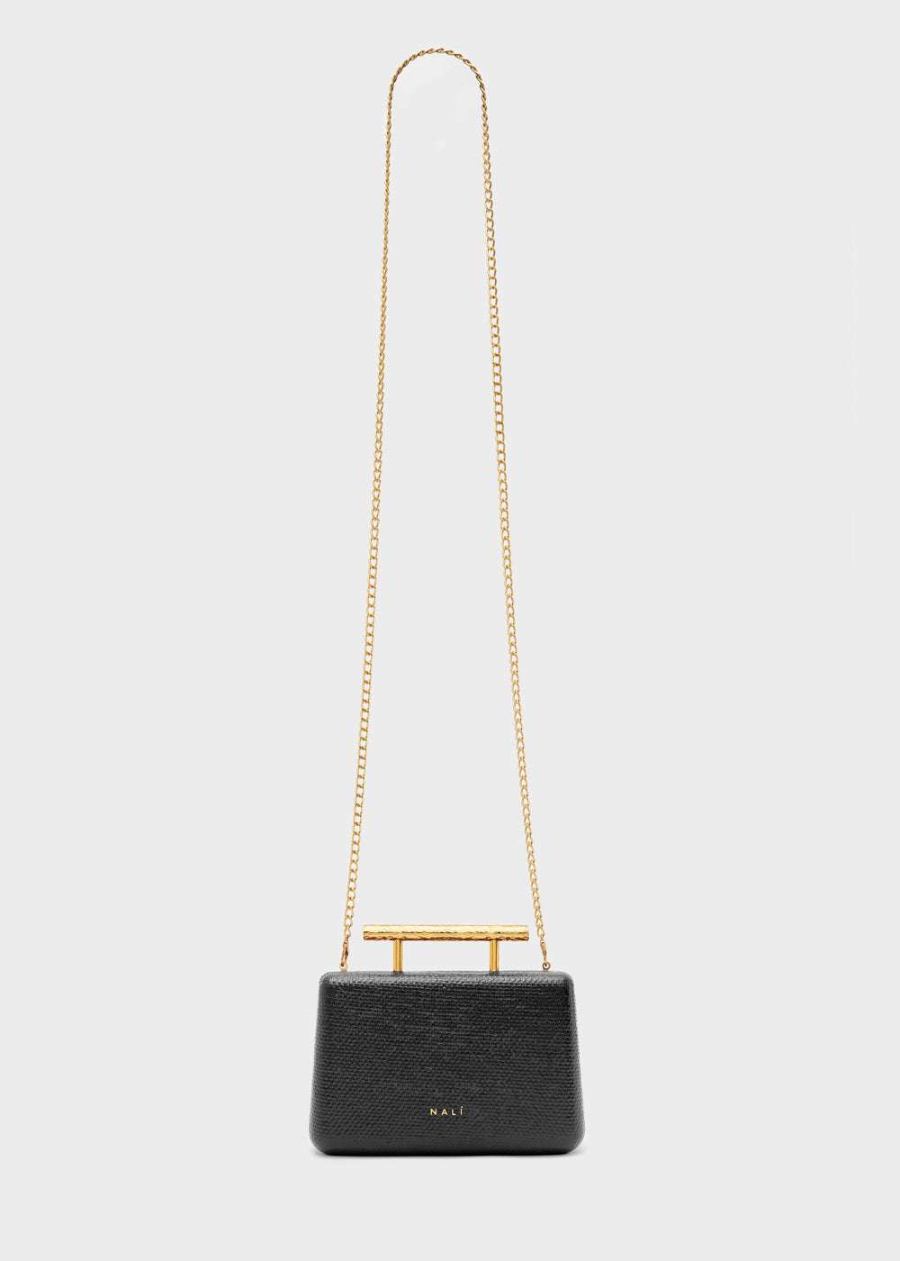 CLUTCH IVY STAMPATA NERO NALÌ