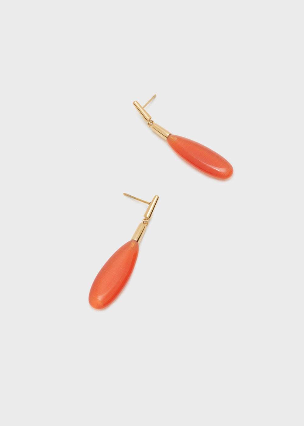 ORECCHINI IVANA PENDENTI OPAL ARANCIO NALÌ