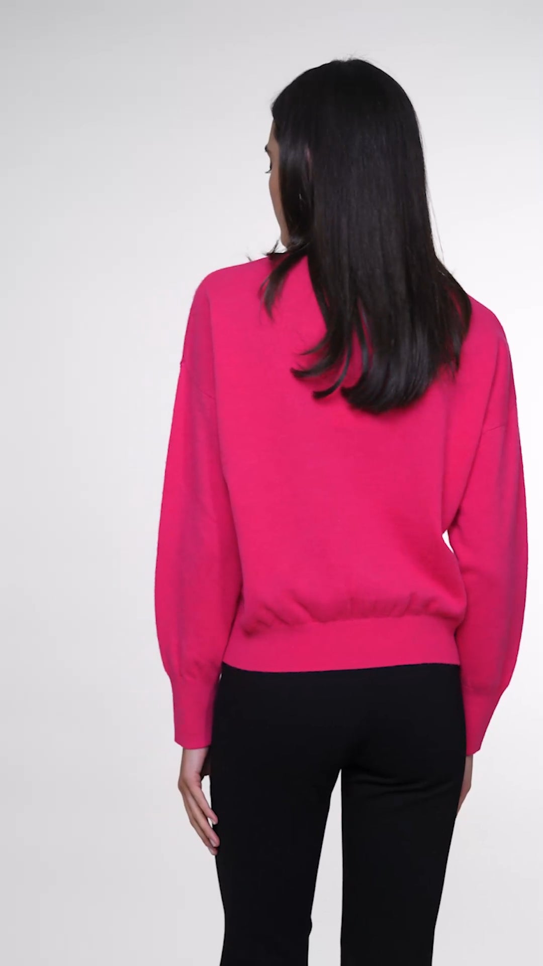 GIROCOLLO OVER IN CASHMERE WHITE WISE WW19158