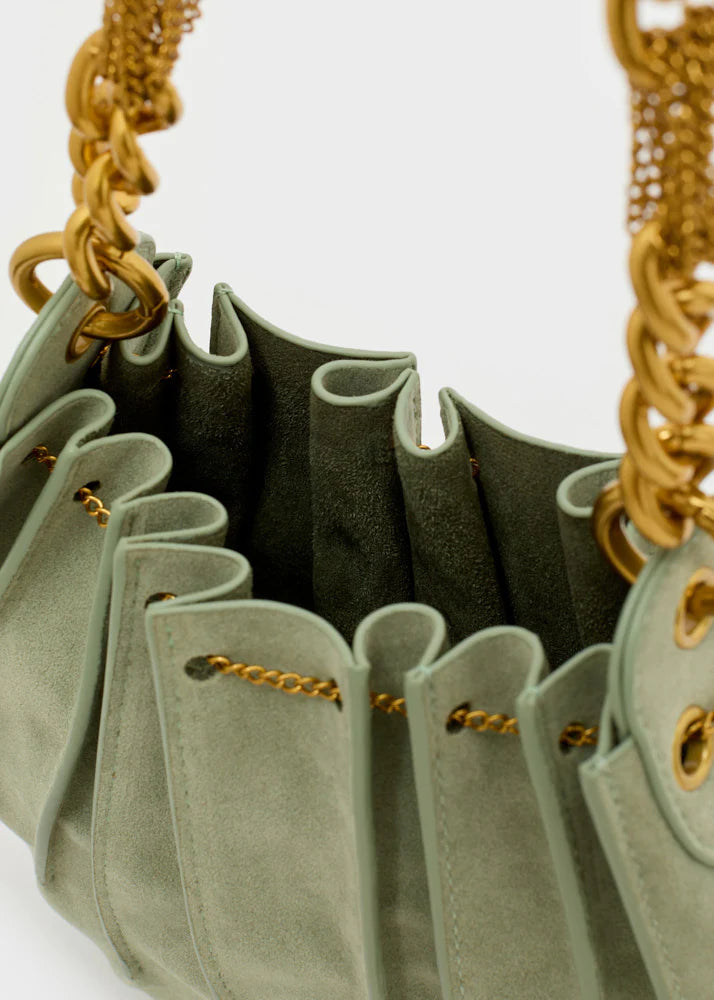 BORSA EVISSA SMALL + TRACOLLA VERDE NALÌ