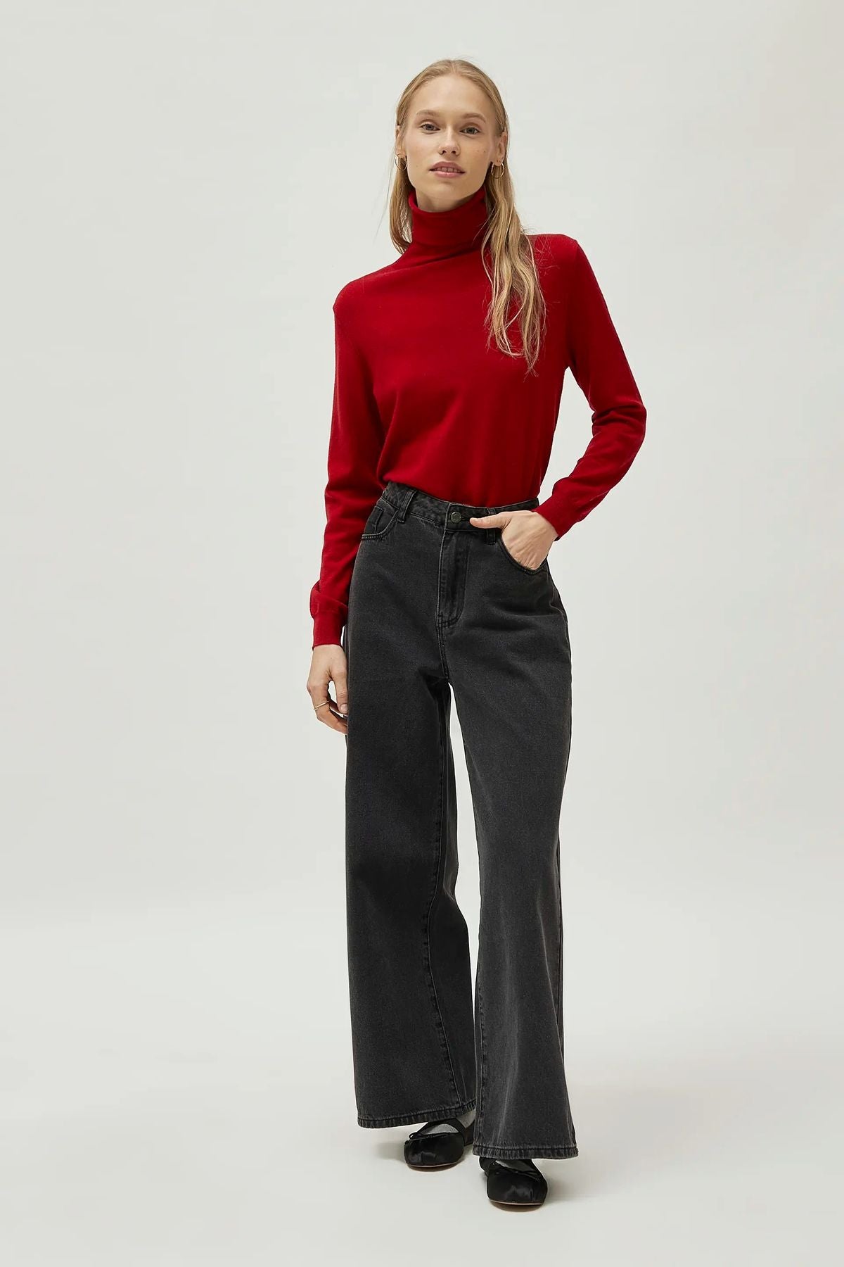 MAGLIA DOLCEVITA ROSSA COMPANIA FANTASTICA