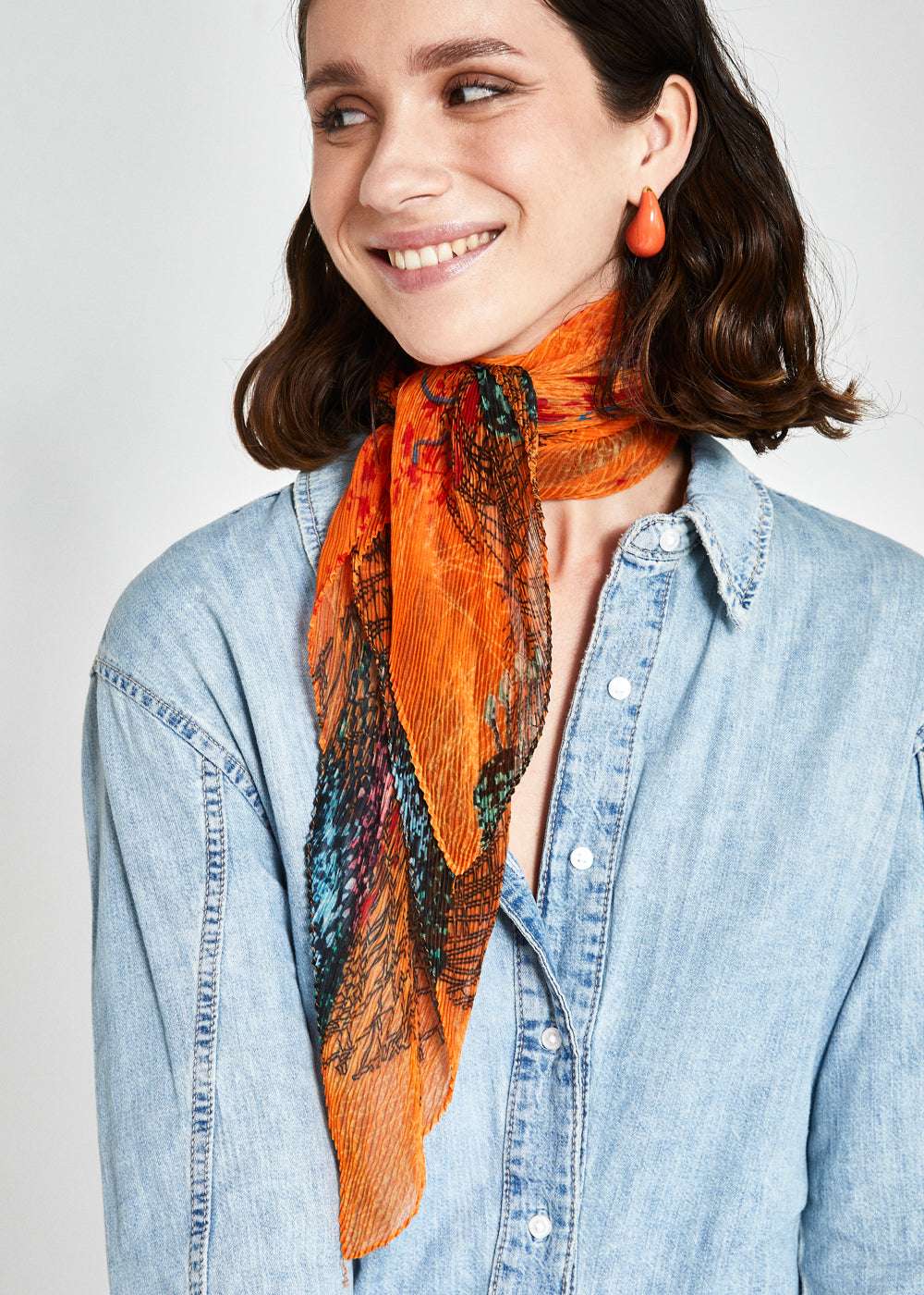 FOULARD MARA ARANCIO NALÌ