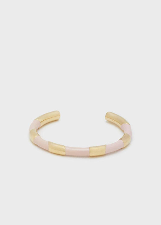 BRACCIALE CANDY ACC.INOS. SMALTATO ROSA NALÌ