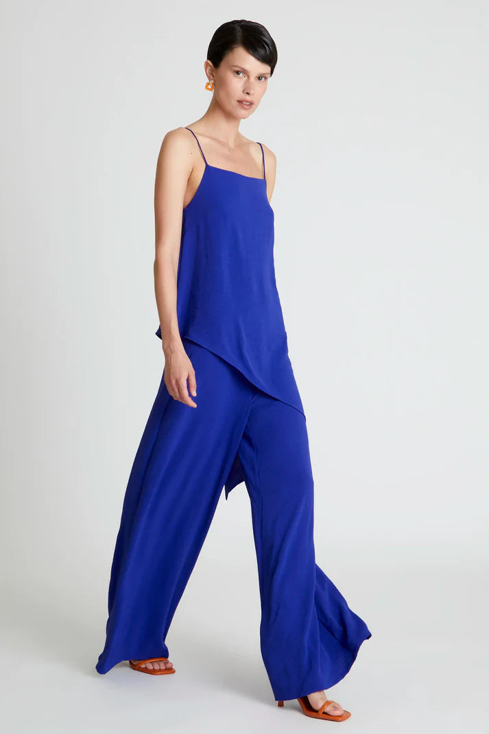 TOP ASIMMETRICO BLU COMPANIA FANTASTICA