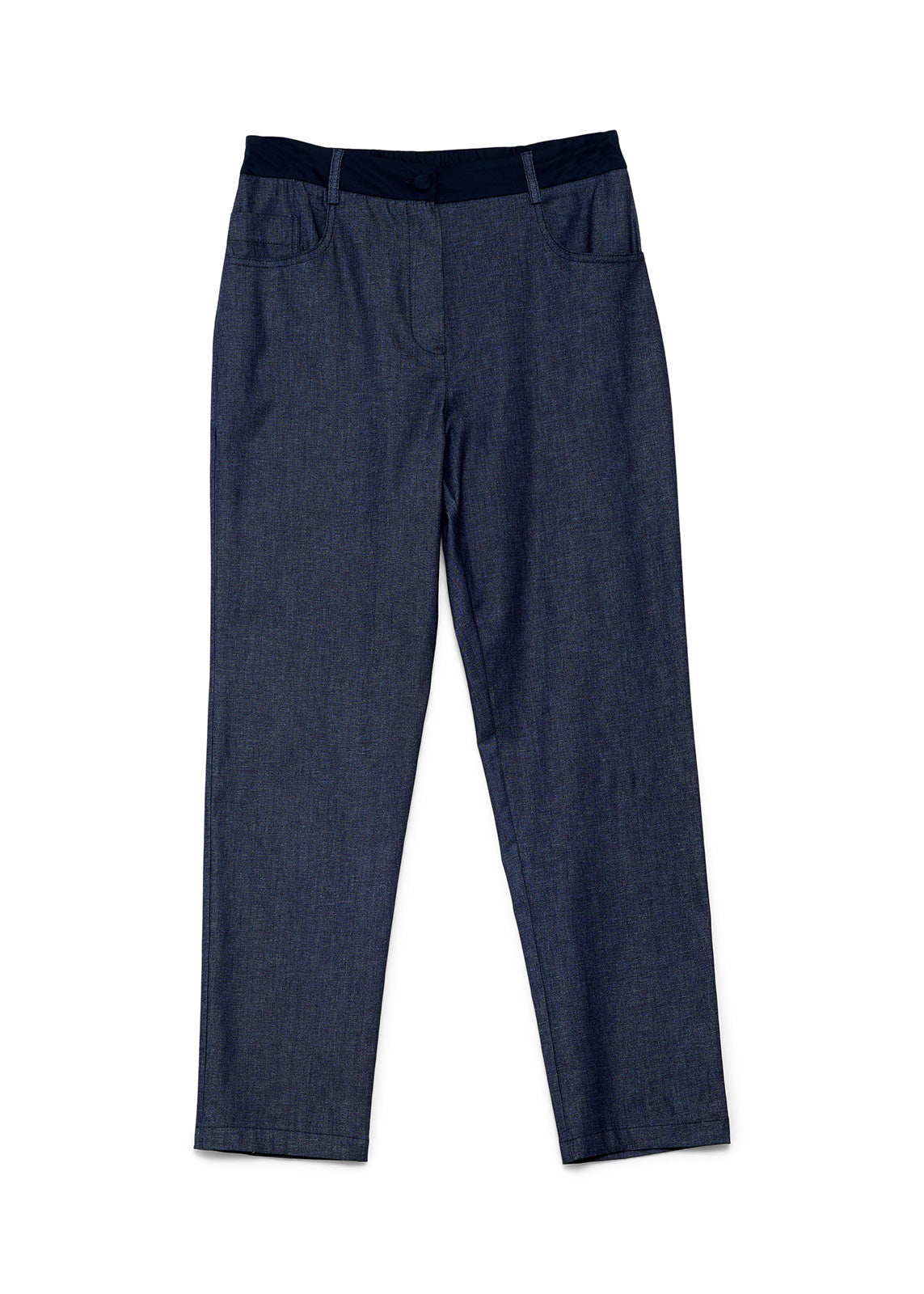 PANTALONE CHAMBRAY CROCHÈ