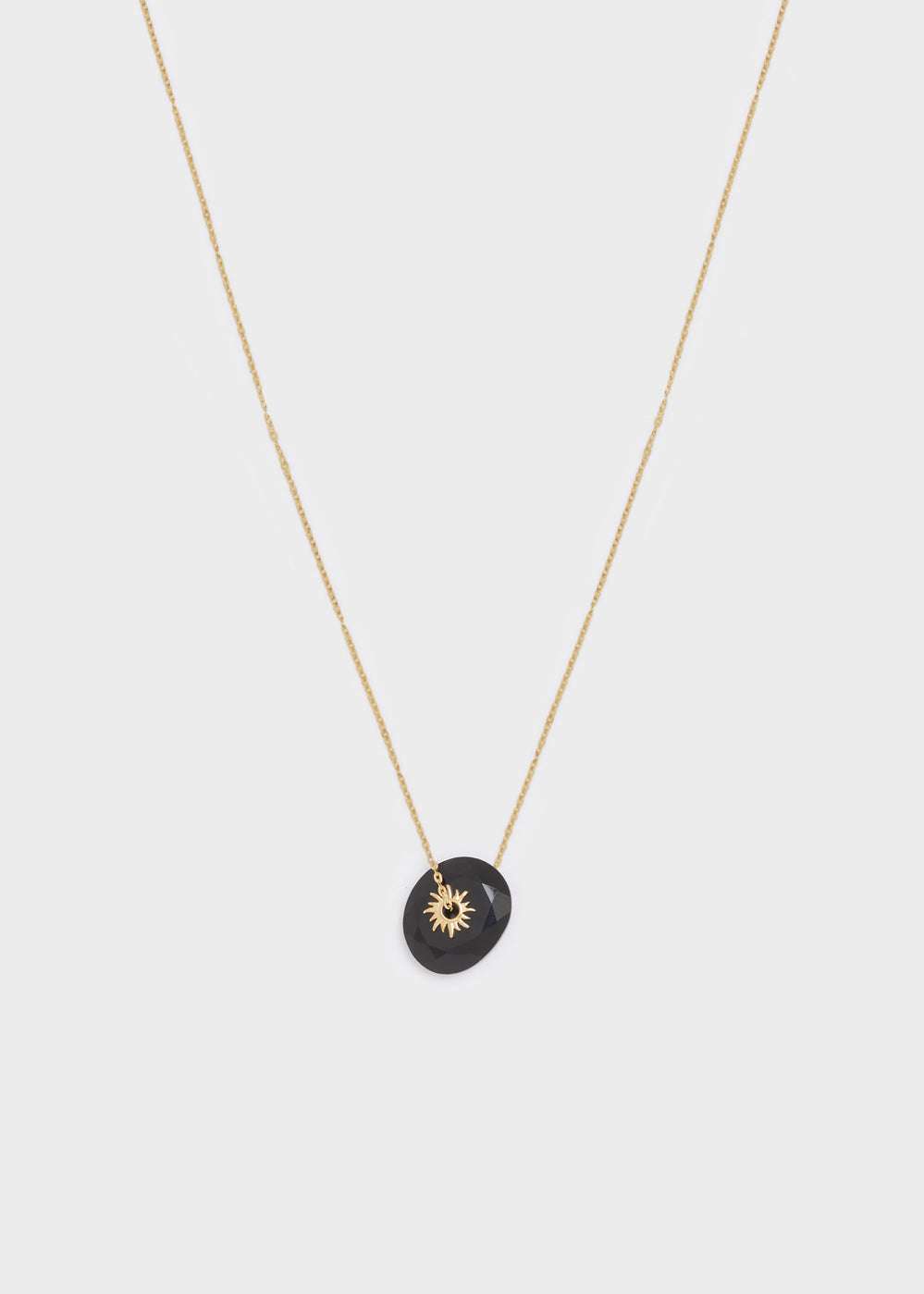 COLLANA MAY ACC.INO.ORO PIETRA NERA NALÌ