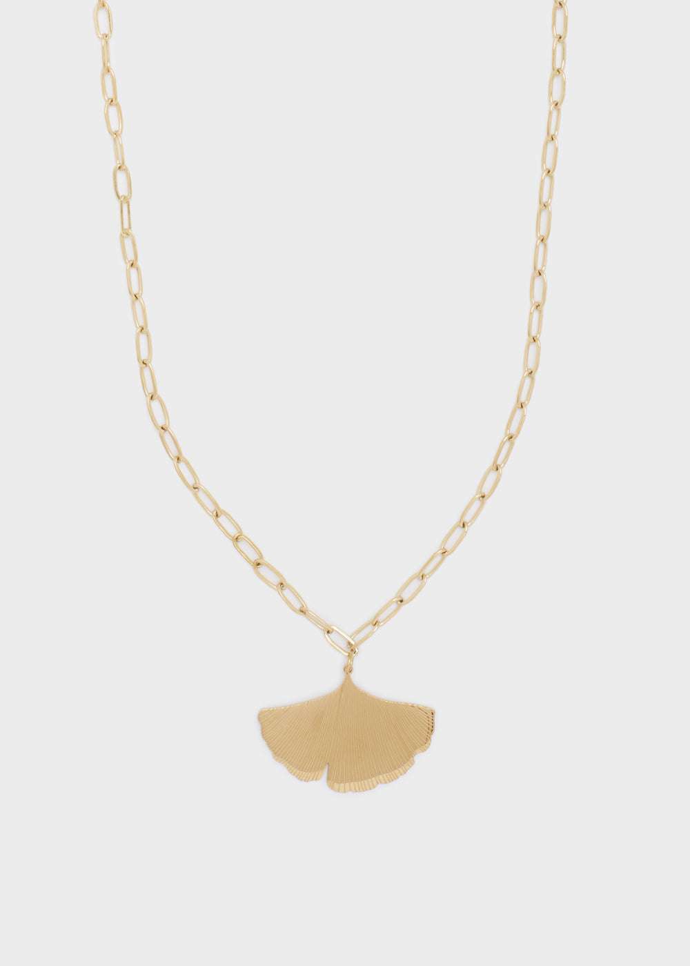 COLLANA LUNGA CIONDOLO FOGLIA ACC.INO.ORO NALÌ