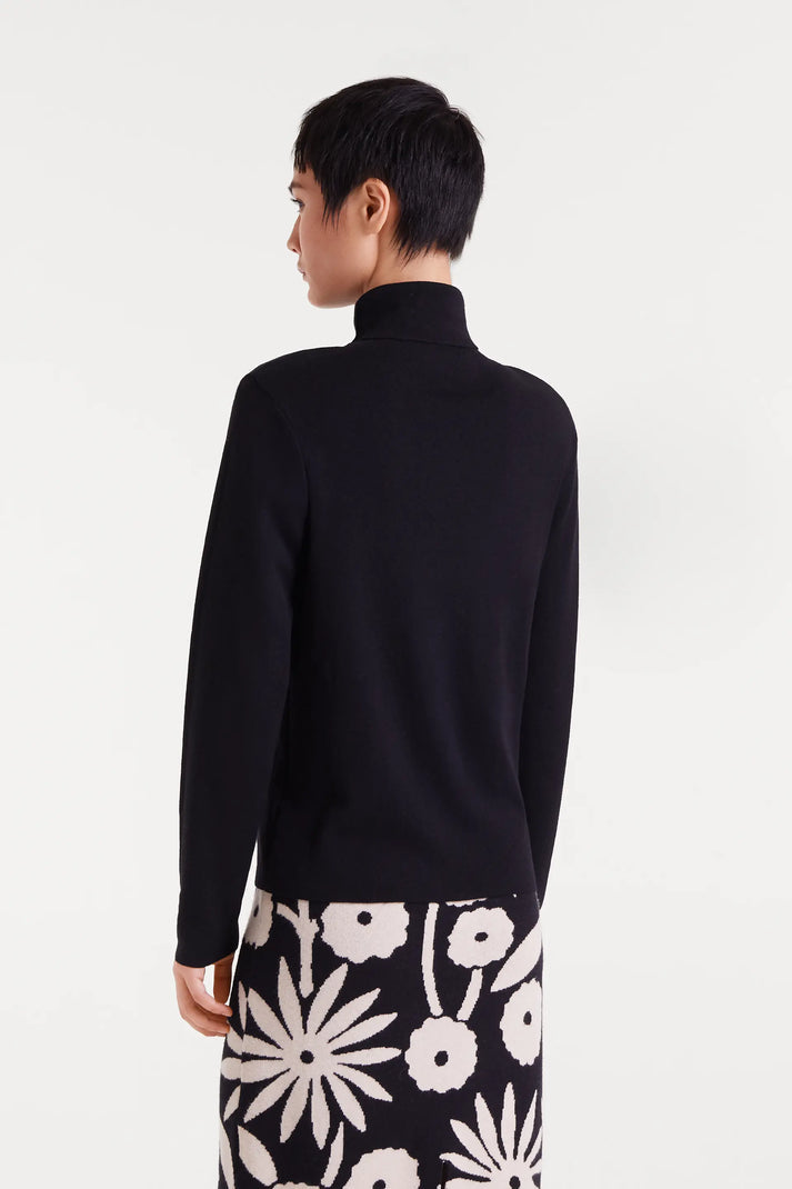 MAGLIA LUPETTO NERA COMPANIA FANTASTICA