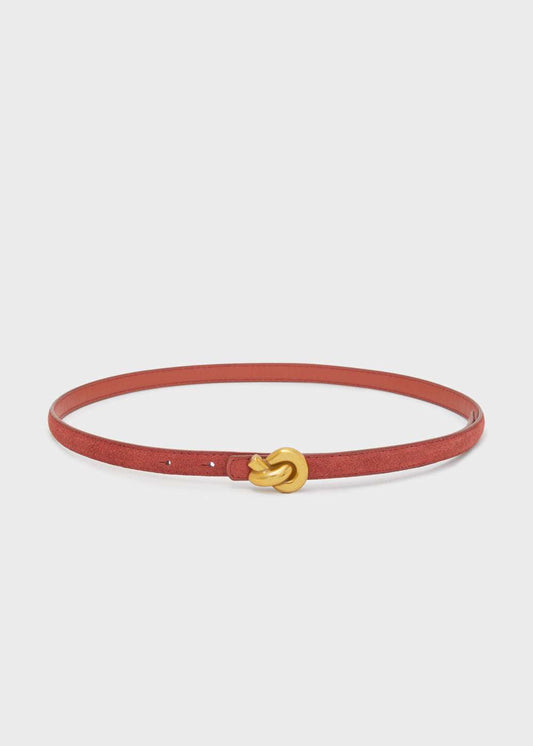 CINTURA STELLA VERA PELLE ARANCIO NALÌ