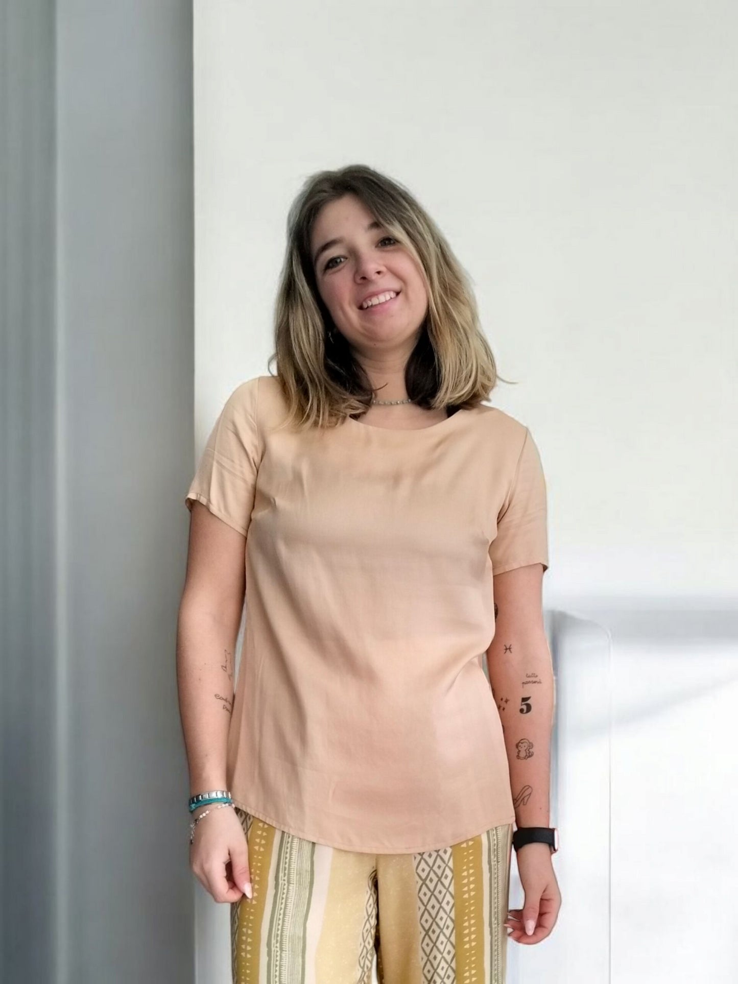 BLUSA TINTA UNITA VISCOSA WÙSIDE