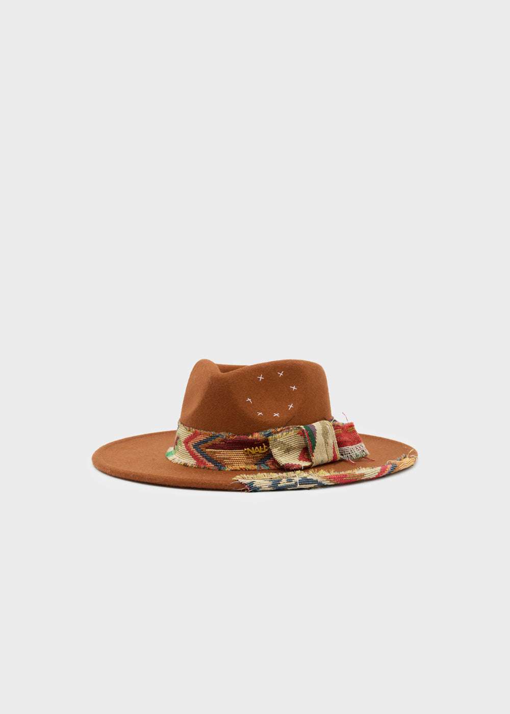 CAPPELLO JANE FALDA LARGA NASTRO MARRONE NALÍ