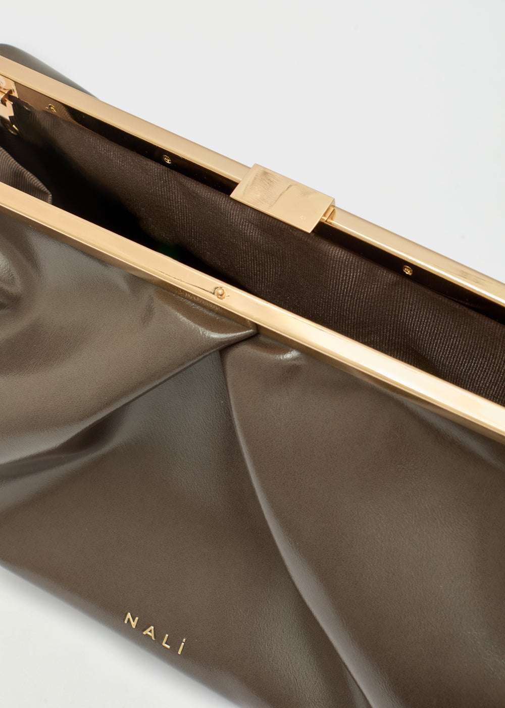POCHETTE ALICE IN VERNICE GRIGIO NALÌ